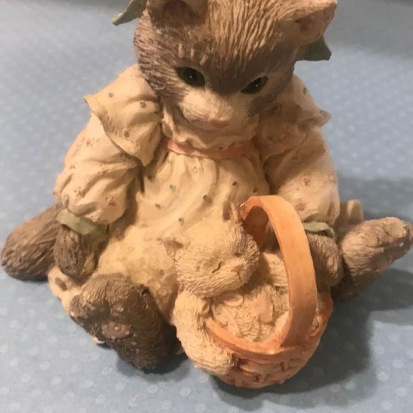 Calico kittens “You’re a Friend Fur-Ever” vintage 1992 Enesco Corporation - Picture 2 of 4